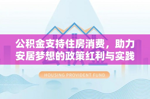 儋州公积金支持住房消费，助力安居梦想的政策红利与实践