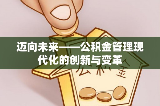 儋州迈向未来——公积金管理现代化的创新与变革