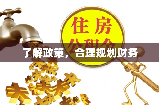 儋州了解政策，合理规划财务