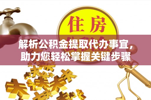 儋州解析公积金提取代办事宜，助力您轻松掌握关键步骤