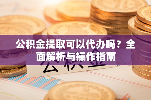 儋州公积金提取可以代办吗？全面解析与操作指南