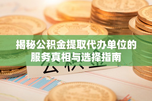 儋州揭秘公积金提取代办单位的服务真相与选择指南