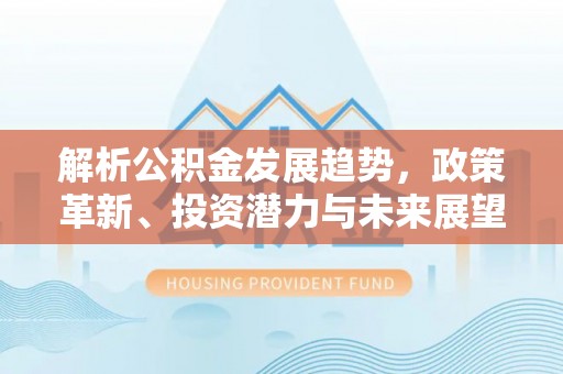儋州解析公积金发展趋势，政策革新、投资潜力与未来展望