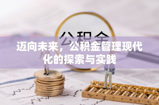 儋州迈向未来，公积金管理现代化的探索与实践