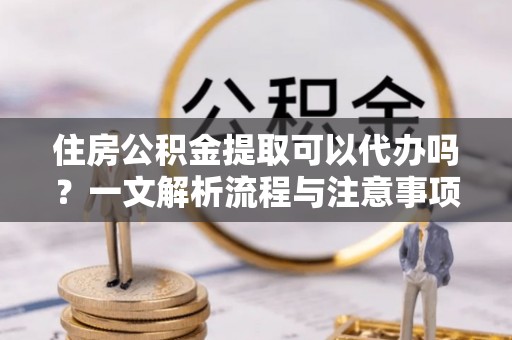 儋州住房公积金提取可以代办吗？一文解析流程与注意事项