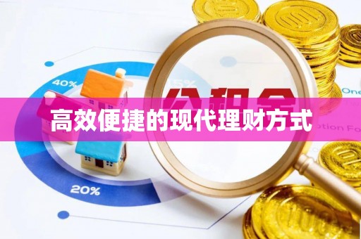 儋州高效便捷的现代理财方式