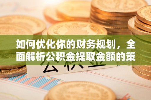 儋州如何优化你的财务规划，全面解析公积金提取金额的策略与技巧