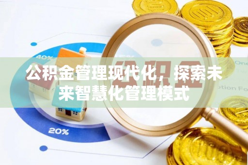儋州公积金管理现代化，探索未来智慧化管理模式