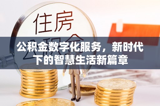 儋州公积金数字化服务，新时代下的智慧生活新篇章