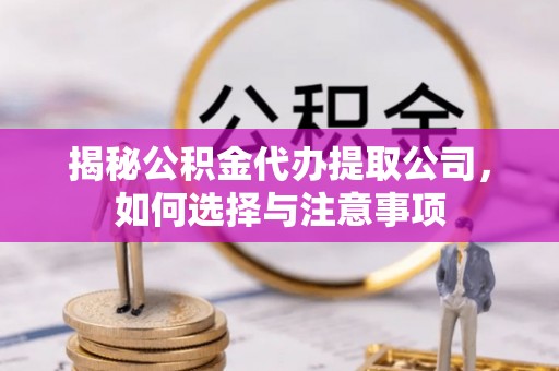 儋州揭秘公积金代办提取公司，如何选择与注意事项
