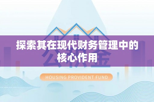 儋州探索其在现代财务管理中的核心作用