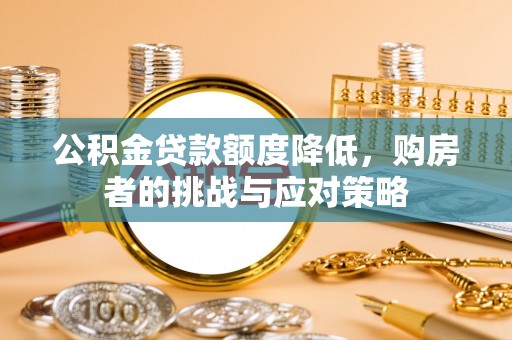 儋州公积金贷款额度降低，购房者的挑战与应对策略