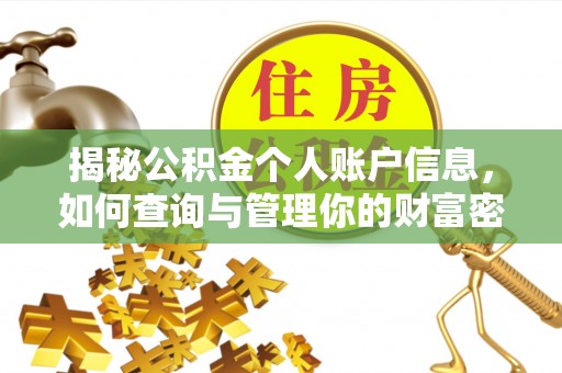 儋州揭秘公积金个人账户信息，如何查询与管理你的财富密码