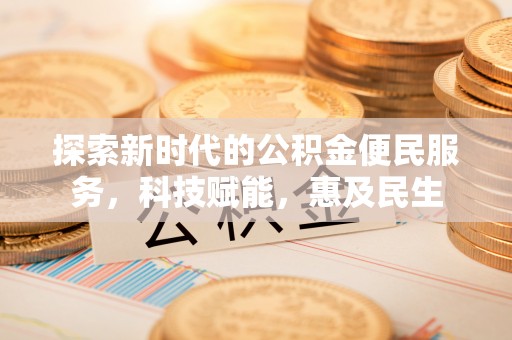 儋州探索新时代的公积金便民服务，科技赋能，惠及民生