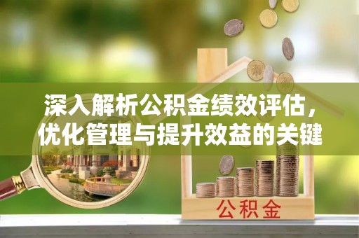 儋州深入解析公积金绩效评估，优化管理与提升效益的关键路径