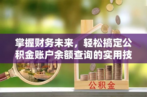 儋州掌握财务未来，轻松搞定公积金账户余额查询的实用技巧