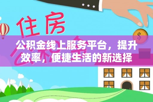 儋州公积金线上服务平台，提升效率，便捷生活的新选择