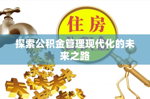 儋州探索公积金管理现代化的未来之路