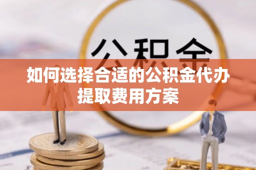 儋州如何选择合适的公积金代办提取费用方案