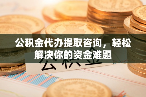 儋州公积金代办提取咨询，轻松解决你的资金难题