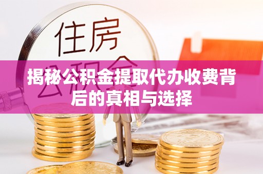 儋州揭秘公积金提取代办收费背后的真相与选择