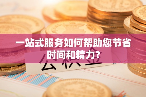 儋州一站式服务如何帮助您节省时间和精力？