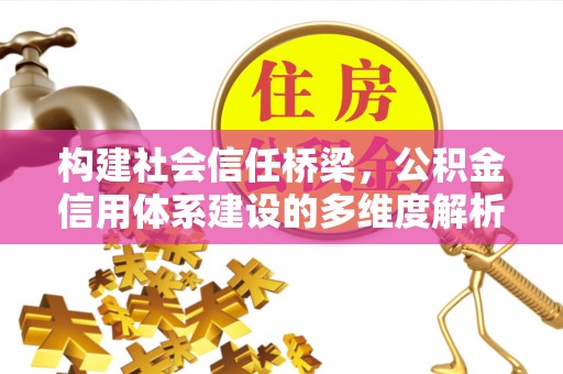 儋州构建社会信任桥梁，公积金信用体系建设的多维度解析