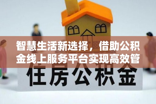 儋州智慧生活新选择，借助公积金线上服务平台实现高效管理