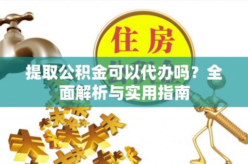 儋州提取公积金可以代办吗？全面解析与实用指南