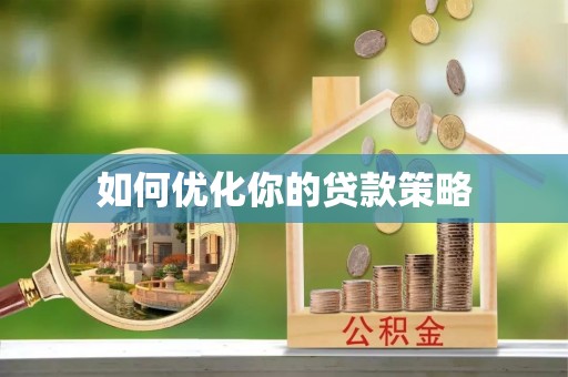 儋州如何优化你的贷款策略