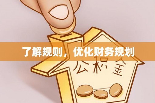儋州了解规则，优化财务规划