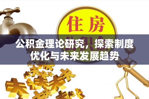 儋州公积金理论研究，探索制度优化与未来发展趋势