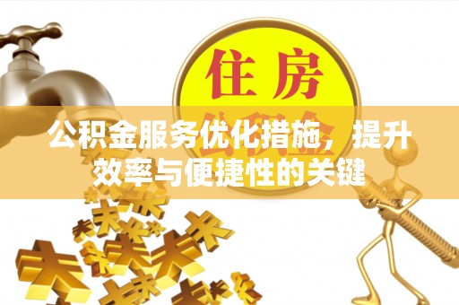 儋州公积金服务优化措施，提升效率与便捷性的关键