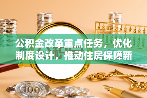 儋州公积金改革重点任务，优化制度设计，推动住房保障新发展