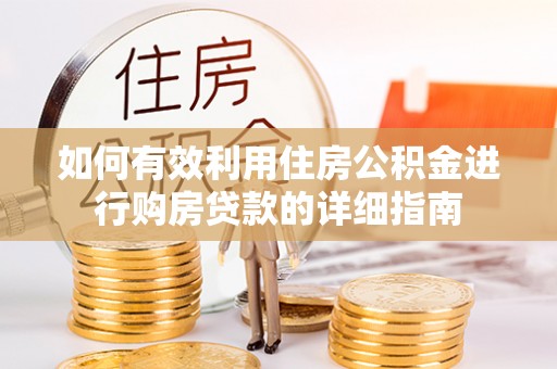 儋州如何有效利用住房公积金进行购房贷款的详细指南