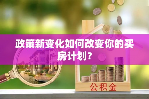 儋州政策新变化如何改变你的买房计划？