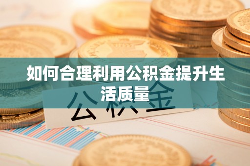 儋州如何合理利用公积金提升生活质量